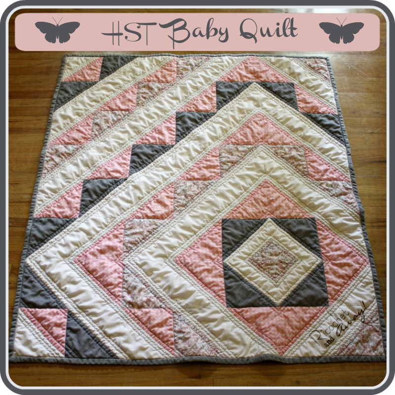 Ricochet and Away!: HST baby quilt tutorial